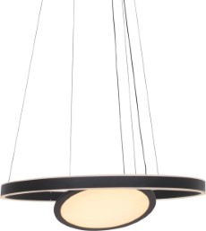 Steinhauer Hanglamp Ringlux 3514ZW Zwart