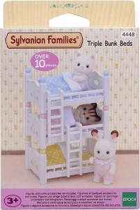 Sylvanian Families 4448 stapelbed voor drie inrichting poppenhuis