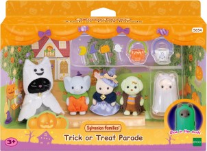 Sylvanian Families Trick Or Treat Parade halloweenset 5654 5 baby speelfiguren met halloween outfits