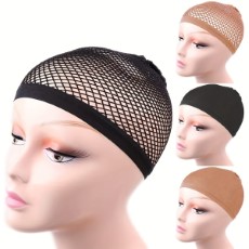 Mesh Wig Caps For Women Elastic Open End Wig Cap For Long And Short Hair Exquisite Elastic Edge Delicate Grid