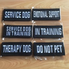 Therapy Dog Security Patches Keep Your Pet Service Dog In Training Safe en Secure
