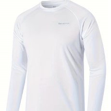 Mens Rash Guard Shirts Assorted Colors Sun Protection For Outdoor Athletic Workouts