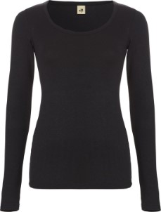 Ten Cate Thermo Dames Shirt Long Sleeve Zwart Maat S