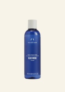 The Body Shop Blue Musk Hair And Body Wash 250 ML