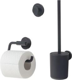 Tiger Urban Toiletaccessoireset Toiletborstel met houder Toiletrolhouder zonder klep Handdoekhaak 