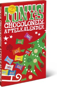 Tonys Chocolonely MEGA Kerst Chocolade Adventskalender 2022 Aftelkalender Kalender Fairtrade Chocolade
