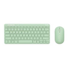 Trust Lyra Multi Device Wireless Keyboard en Mouse Toetsenbord Groen