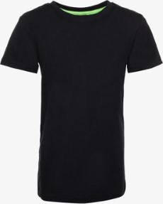 TwoDay jongens basic T shirt zwart Zwart Maat 134|140