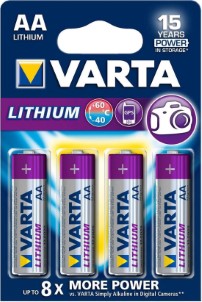 Varta AA lithium 4x