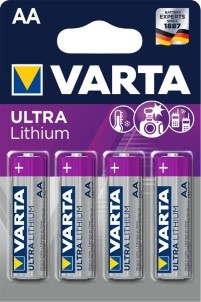 Varta Ultra Lithium AA Batterijen 4 stuks