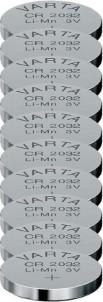 Varta CR2032 Lithium knoopcel 10 stuks bulk