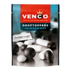 Venco Droptoppers Salmiak en Mint 10 x 215 gram