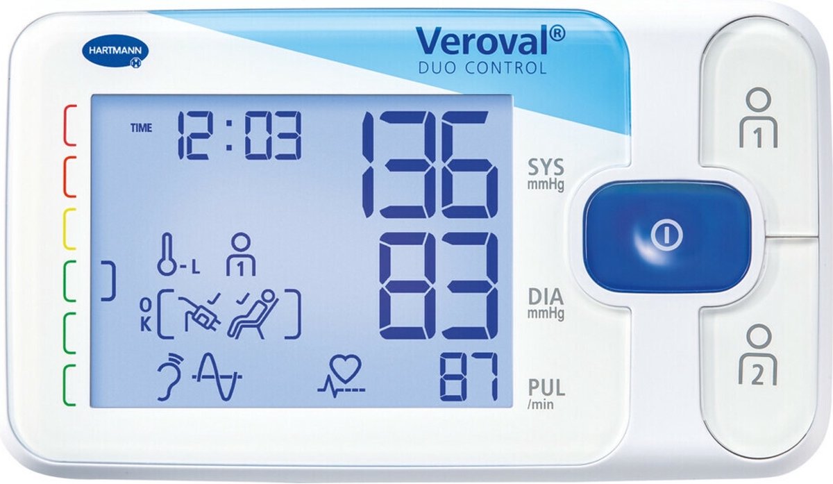 Veroval Duo Control bovenarm bloeddrukmeter met medium band 22|32 cm