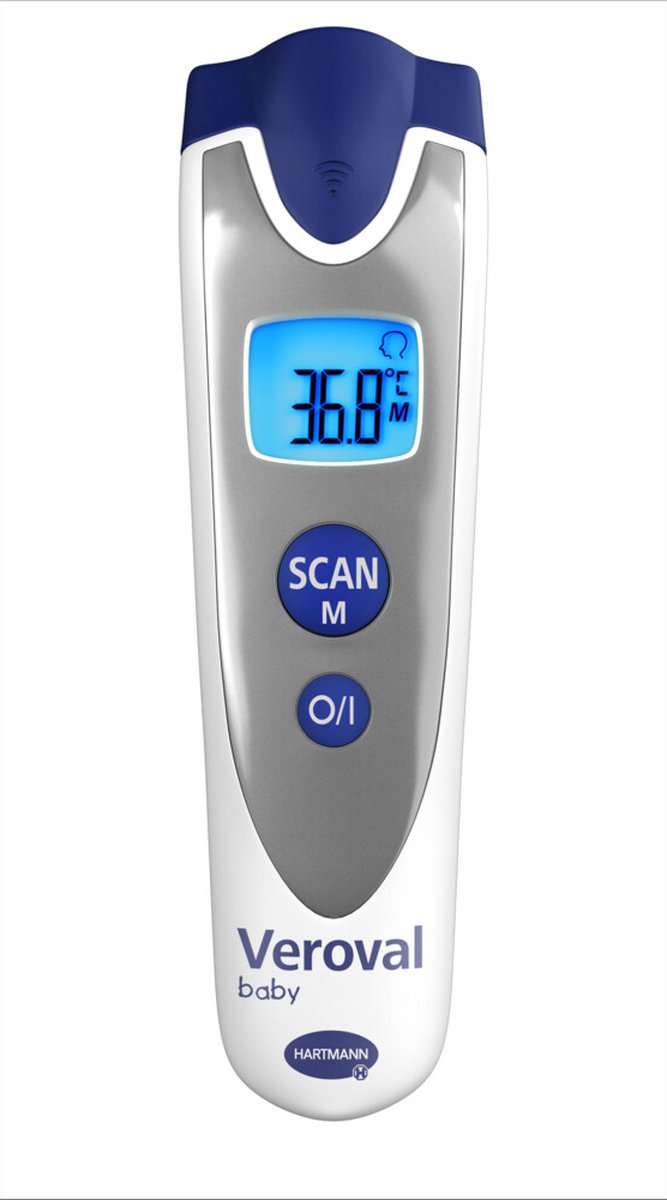 Veroval Baby 3in1 infrarood koortsthermometer voor contactloze meting
