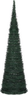 VidaXL Kunstkerstboom met LED pop up 150 cm groen