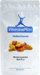 VitamineMan Curcumine capsules met Vloeibare Curcumine