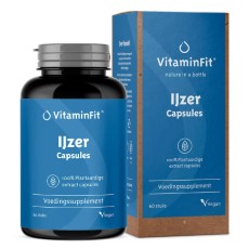 VitaminFit IJzer capsules 100 procent plantaardig