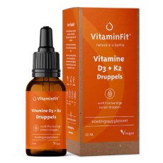 VitaminFit Vitamine D3 plus K2 druppels
