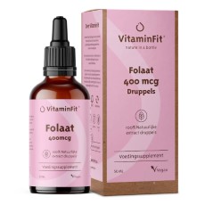 VitaminFit Folaat 400 mcg 5 MTHF Druppels