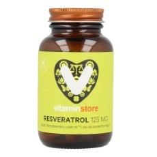 Vitaminstore Resveratrol 125 mg 60 vegicaps