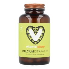 Vitaminstore Calciumcitraat D3 calcium 120 tabletten