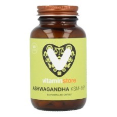 Vitaminstore Ashwagandha KSM 66 ashwaganda 60 vegicaps