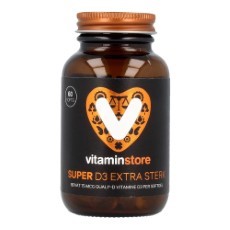Vitaminstore Super D3 Extra Sterk 75 mcg vitamine D 60 softgels
