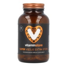 Vitaminstore Super Visolie Extra Sterk omega 3 50 softgels