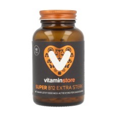 Vitaminstore Super Vitamine B12 extra sterk 60 zuigtabletten