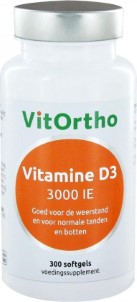VitOrtho vitamine D3 3000ie 300 st
