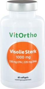 VitOrtho Visolie Sterk 1000 mg 330 mg EPA | 220 mg DHA