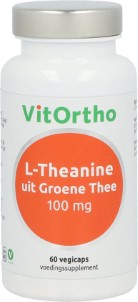 VitOrtho L Theanine uit Groene thee 100 mg 60 vegicaps Aminozuur