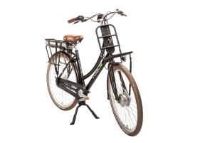 Vogue Elektrische fiets Elite Plus dames mat zwart 50cm 468 Watt Zwart