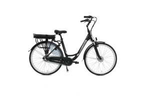 Vogue Elektrische fiets Basic dames Mat Zwart zwart 47cm N7 468 Watt Mat zwart