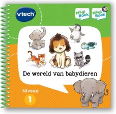 VTech MagiBook Activiteitenboek De Wereld van Babydieren Educatief Speelgoed Niveau 1 2 tot 5 Jaar