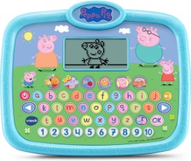 VTech Peppa Pig Tablet Kinder Leercomputer Educatief Speelgoed Letters, Voorwerpen, Cijfers en Tellen