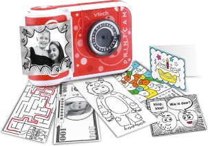 VTech KidiZoom PrintCam Educatieve Kindercamera Met Printfunctie Speelgoed Camera Kinderen Rood