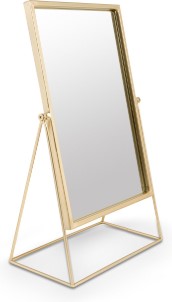 vtwonen Rectangular Spiegel H 32 x B 17 cm Goud