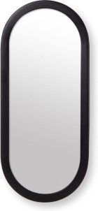 vtwonen Oval Spiegel H 70 x B 30 cm Zwart