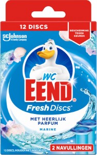 WC Eend Fresh Discs Navul Duo Marine 72 ml