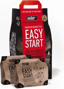Weber Premium Easy Start houtskool