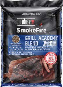 Weber Wood Pellets Grill Academy Blend SmokeFire Hardhout pallets 9KG