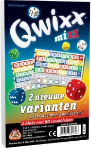 White Goblin Games Qwixx Mixx Dobbelspel Uitbreiding