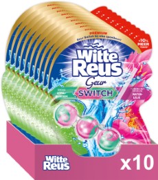Witte Reus Toiletblok Geur Switch Appel Waterlelie WC Blokjes Voordeelverpakking 10 Stuks