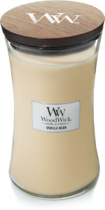 Woodwick Vanilla Bean kaars groot