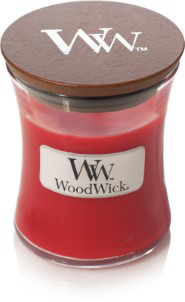 Woodwick Crimson Berries kaars klein