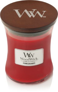 Woodwick Pomegranate medium kaars