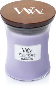 Woodwick Lavender Spa medium kaars