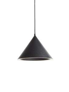 Woud Hanglamp Annular Zwart Aluminium