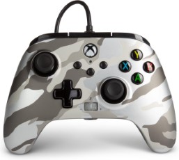 PowerA Geavanceerde Bedrade Controller Xbox Series X S Xbox One Metallic Arctic Camo